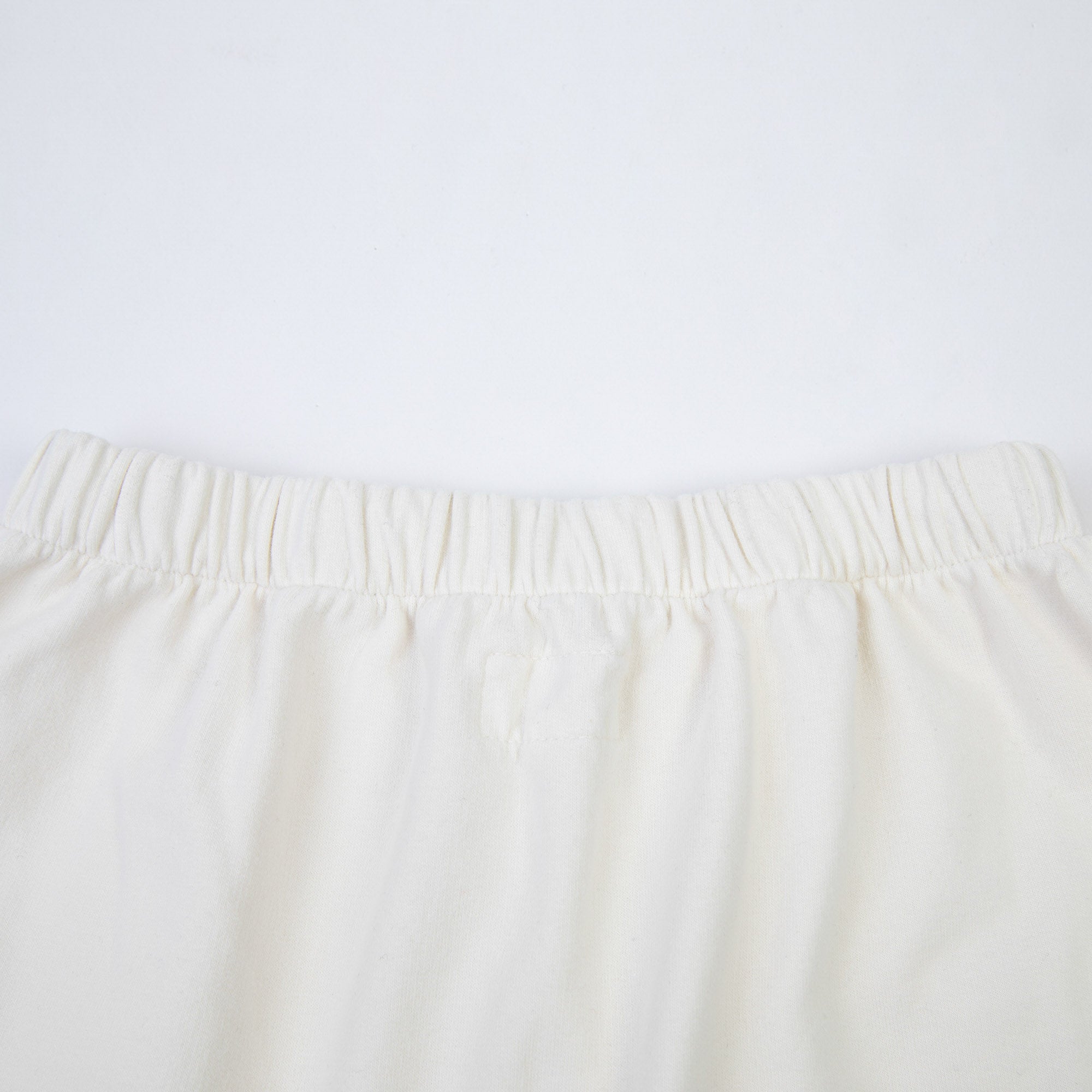 Baby Boys & Girls White Cotton Trousers
