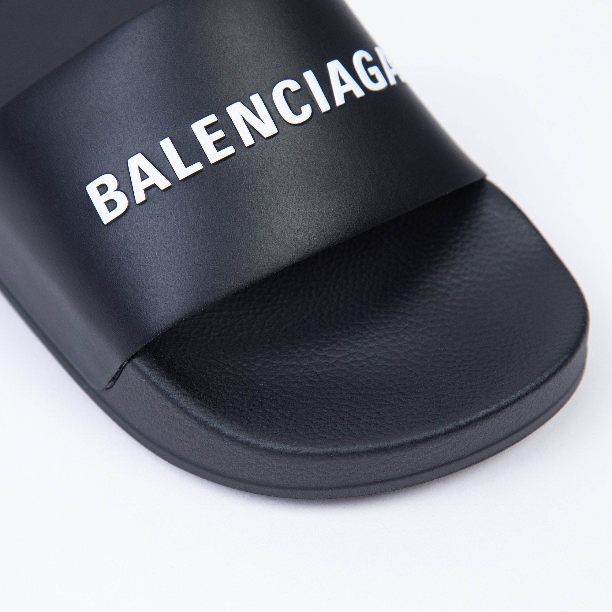 Boys & Girls Black Logo Sandals