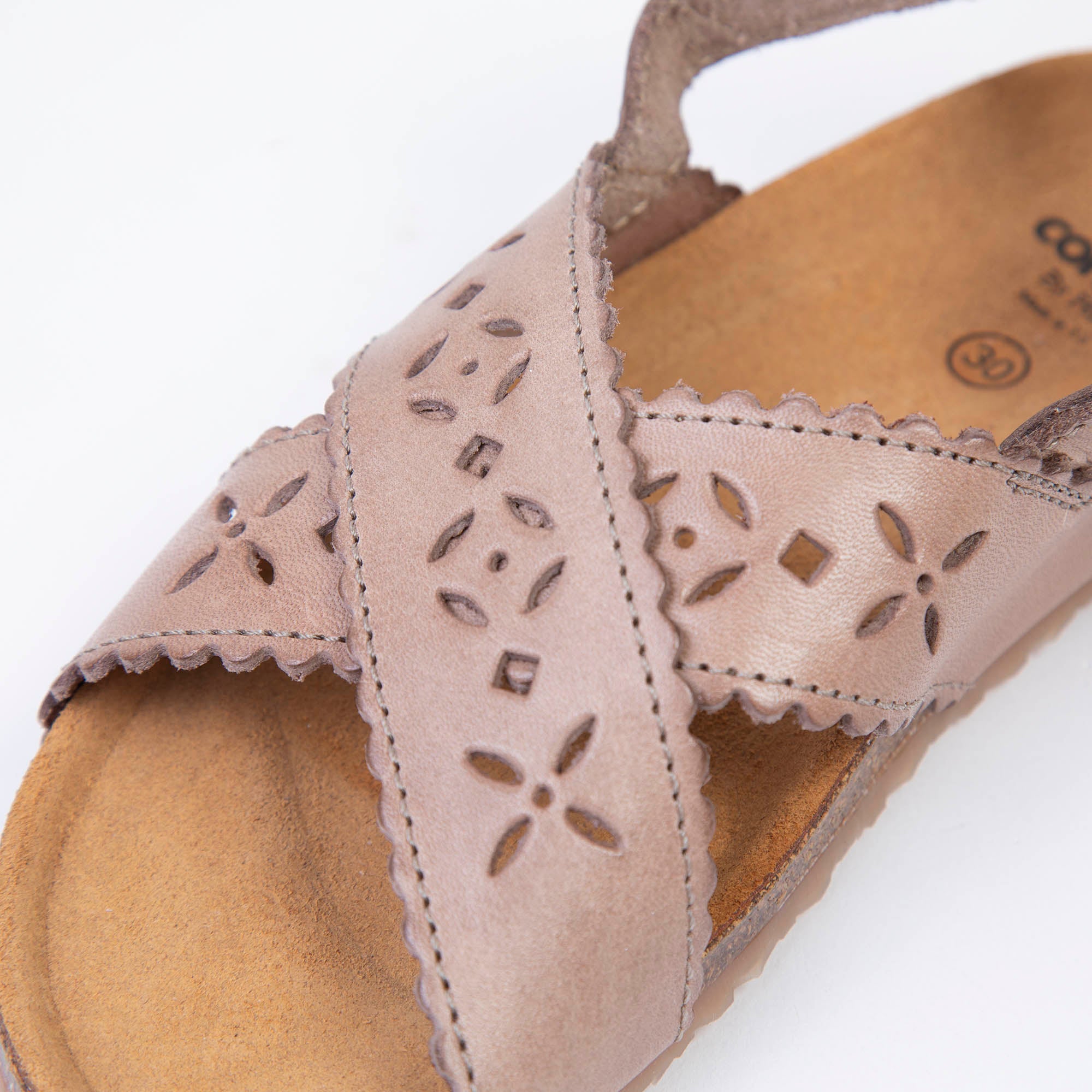 Boys & Girls Beige Cut-out Sandals