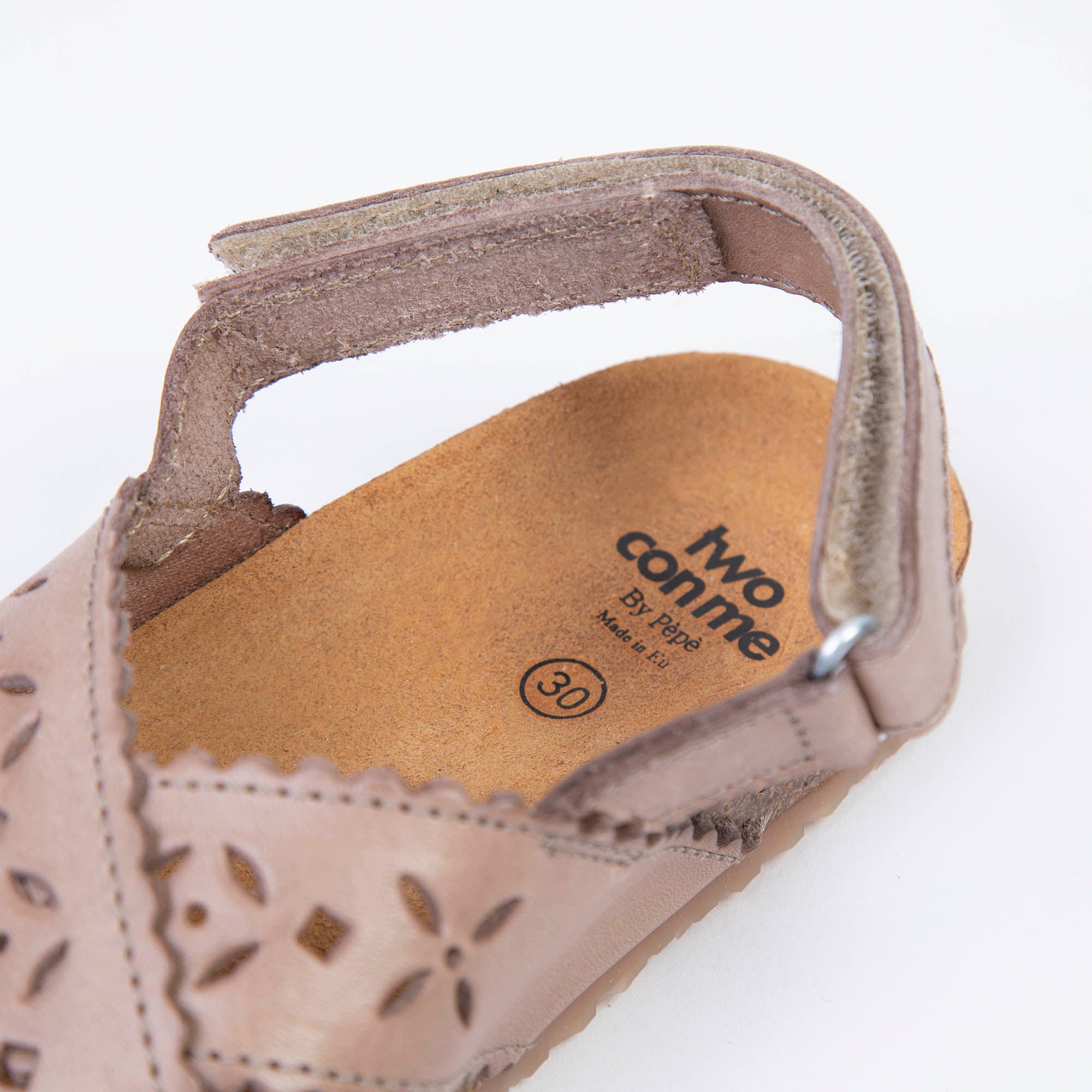 Boys & Girls Beige Cut-out Sandals