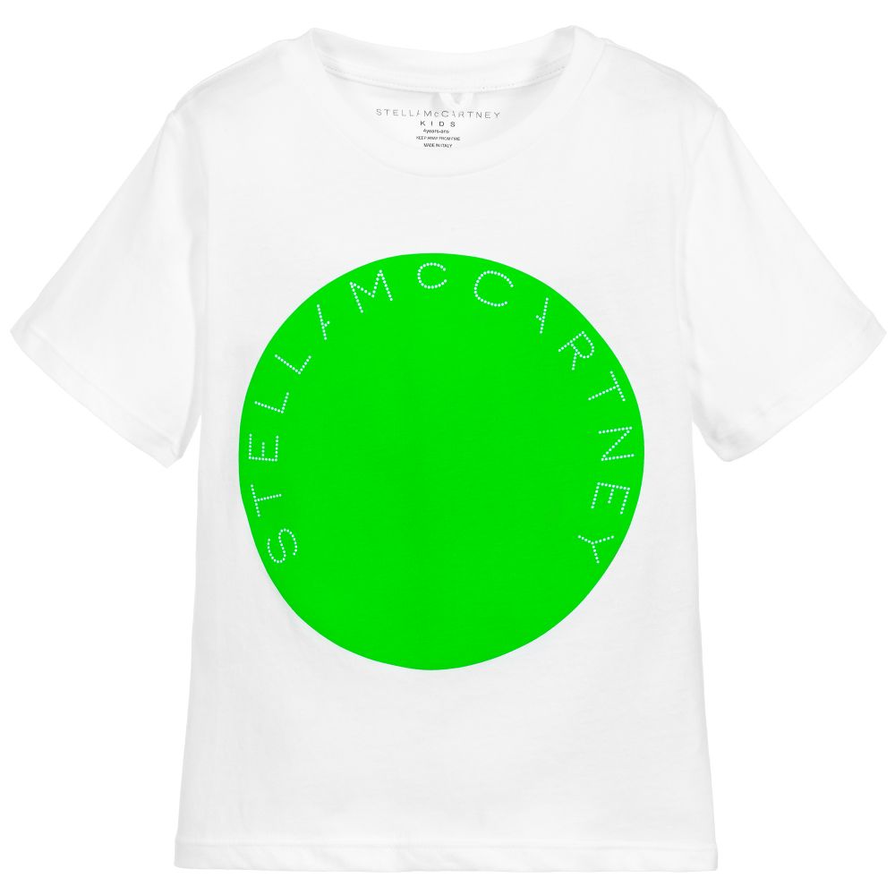 Boys White Logo T-shirt