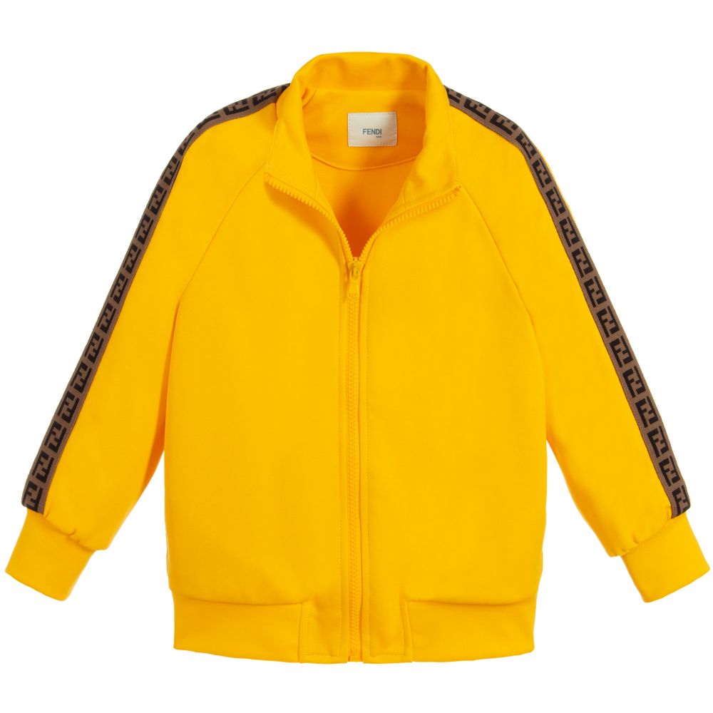 Boys & Girls Yellow "FF" Logo Jacket