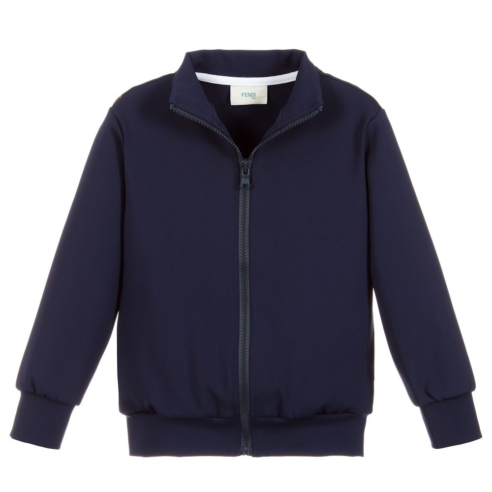 Boys & Girls Blue Logo Coat