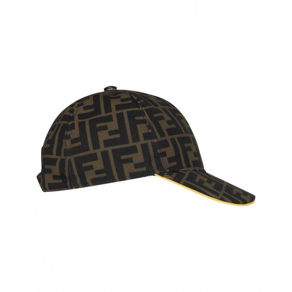 Boys & Girls Brown & Yellow "FF" Cap