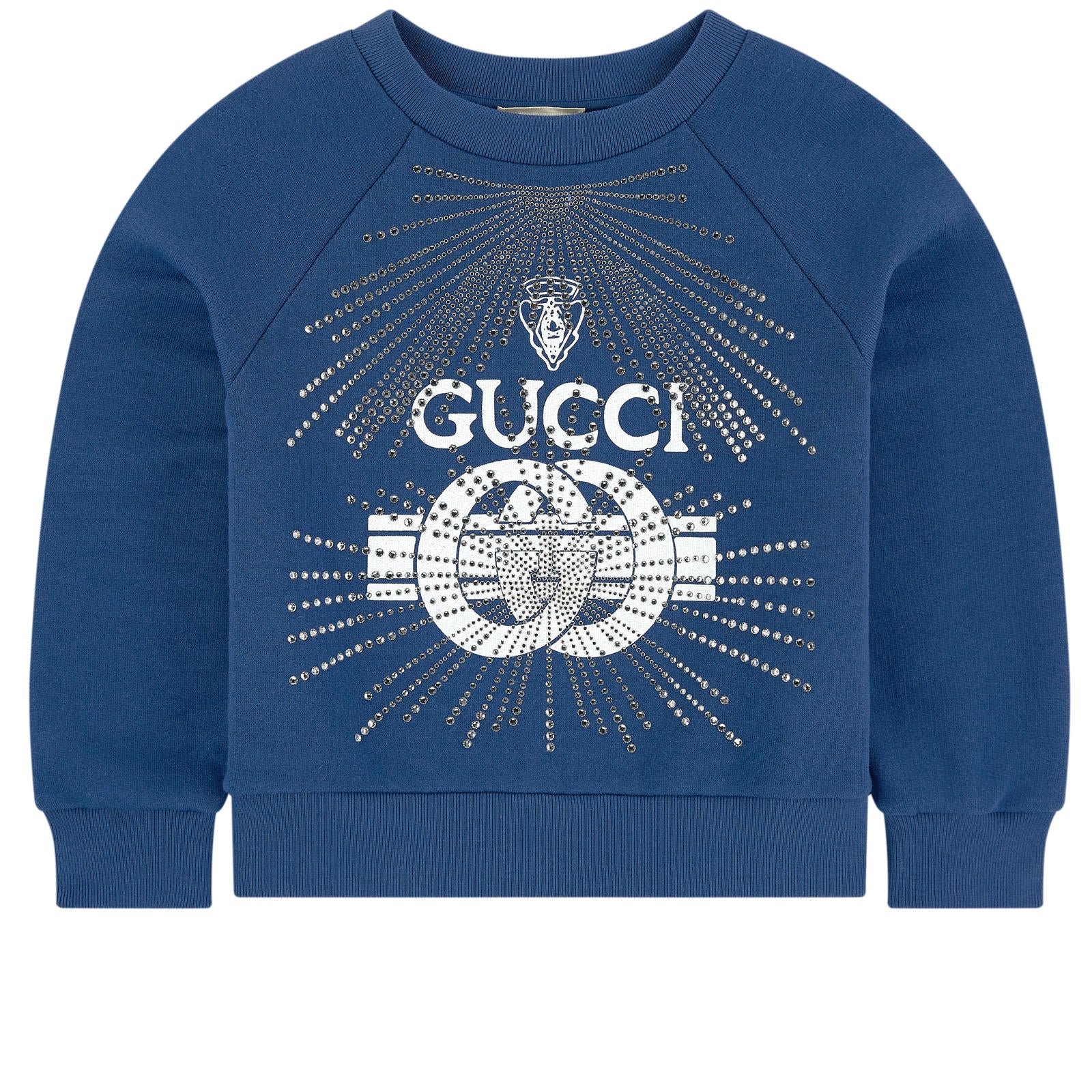 Boys Blue & White Cotton Sweatshirt