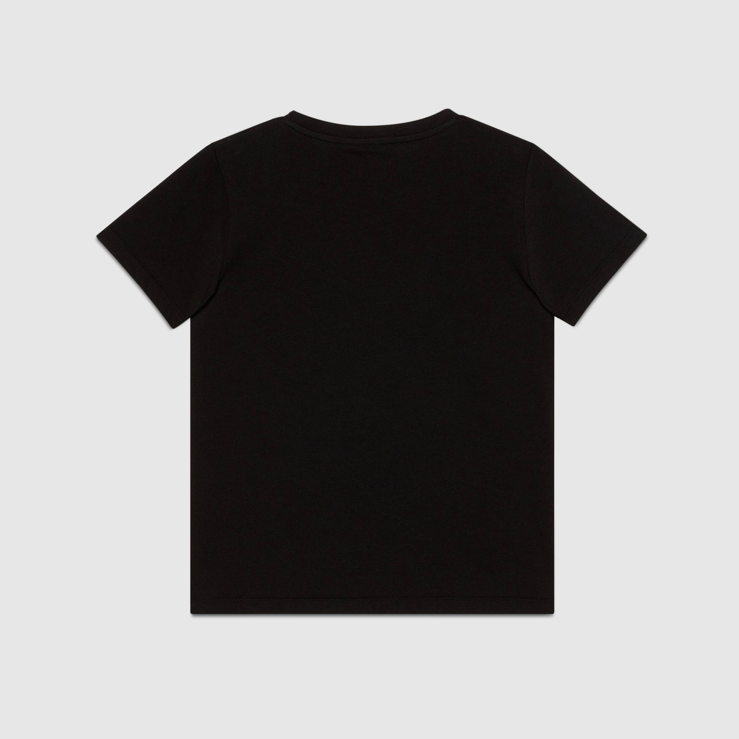 Boys Black & White Logo Cotton T-shirt