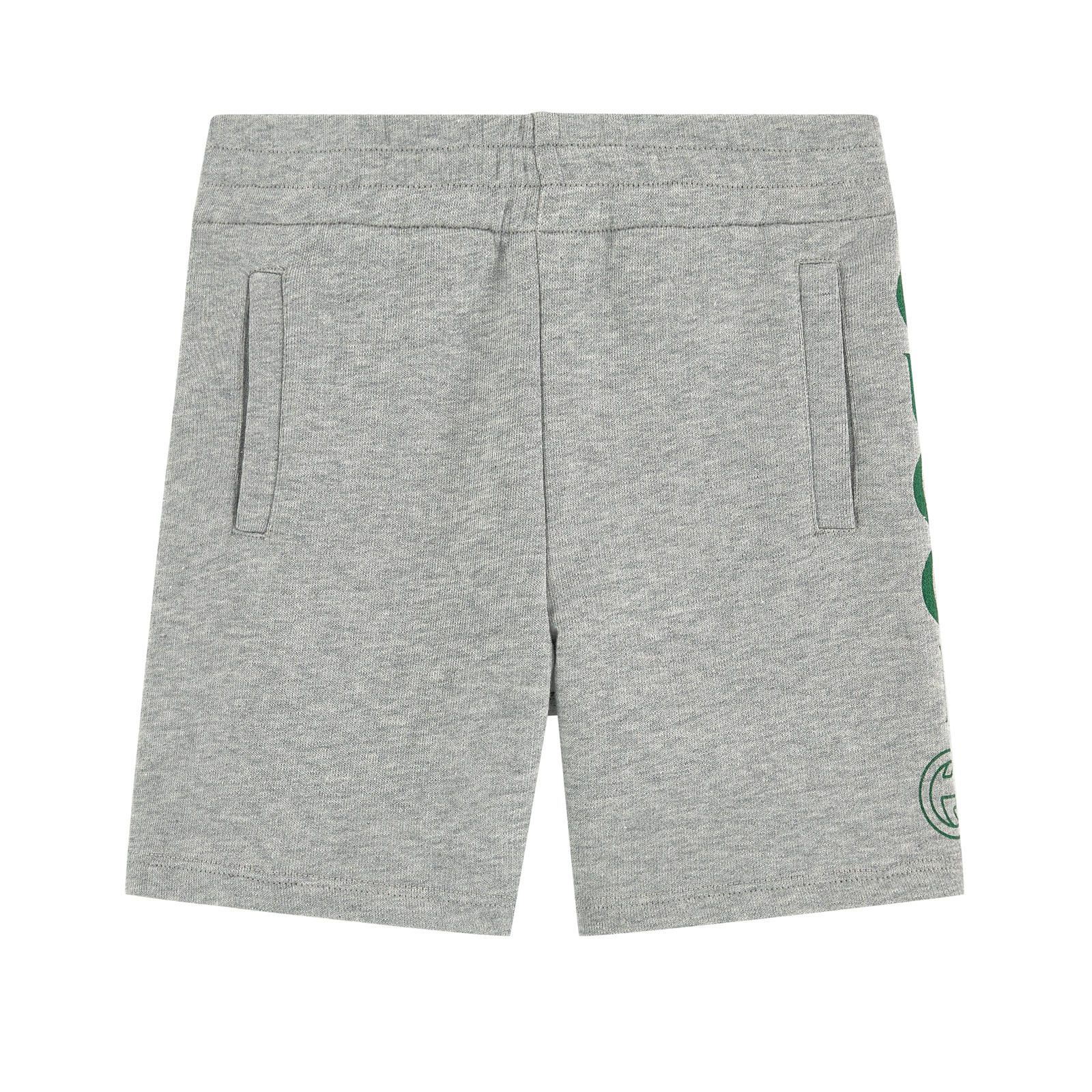 Boys Gray Cotton Shorts