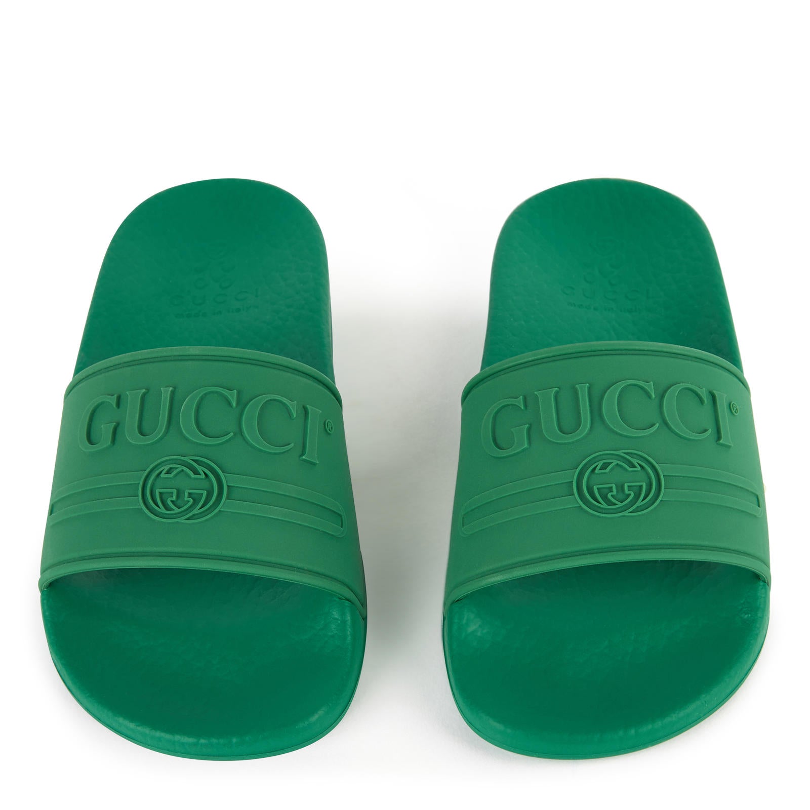 Boys & Girls Green Logo Sandals