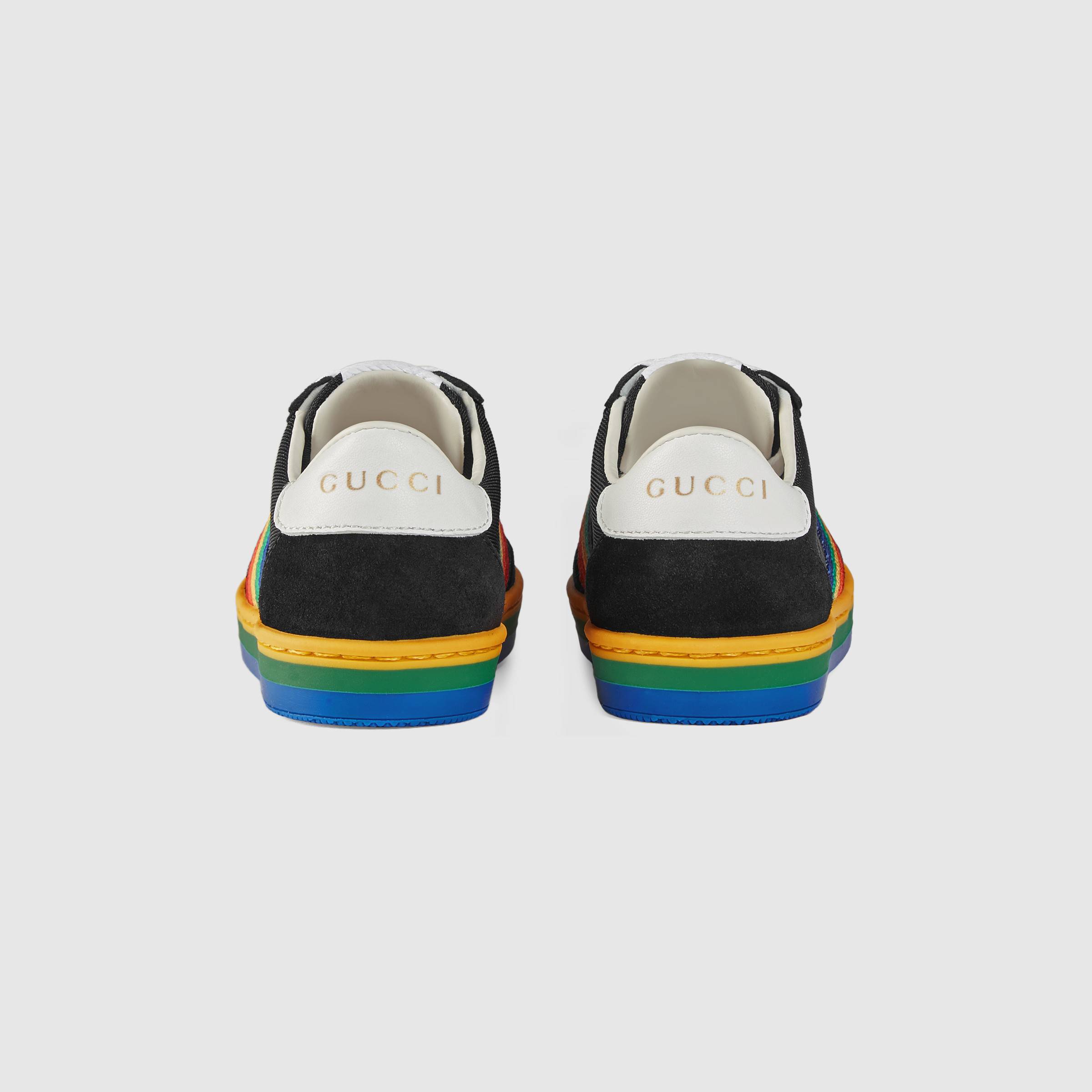 Baby Boys Black & Chromatic Stripes Shoes