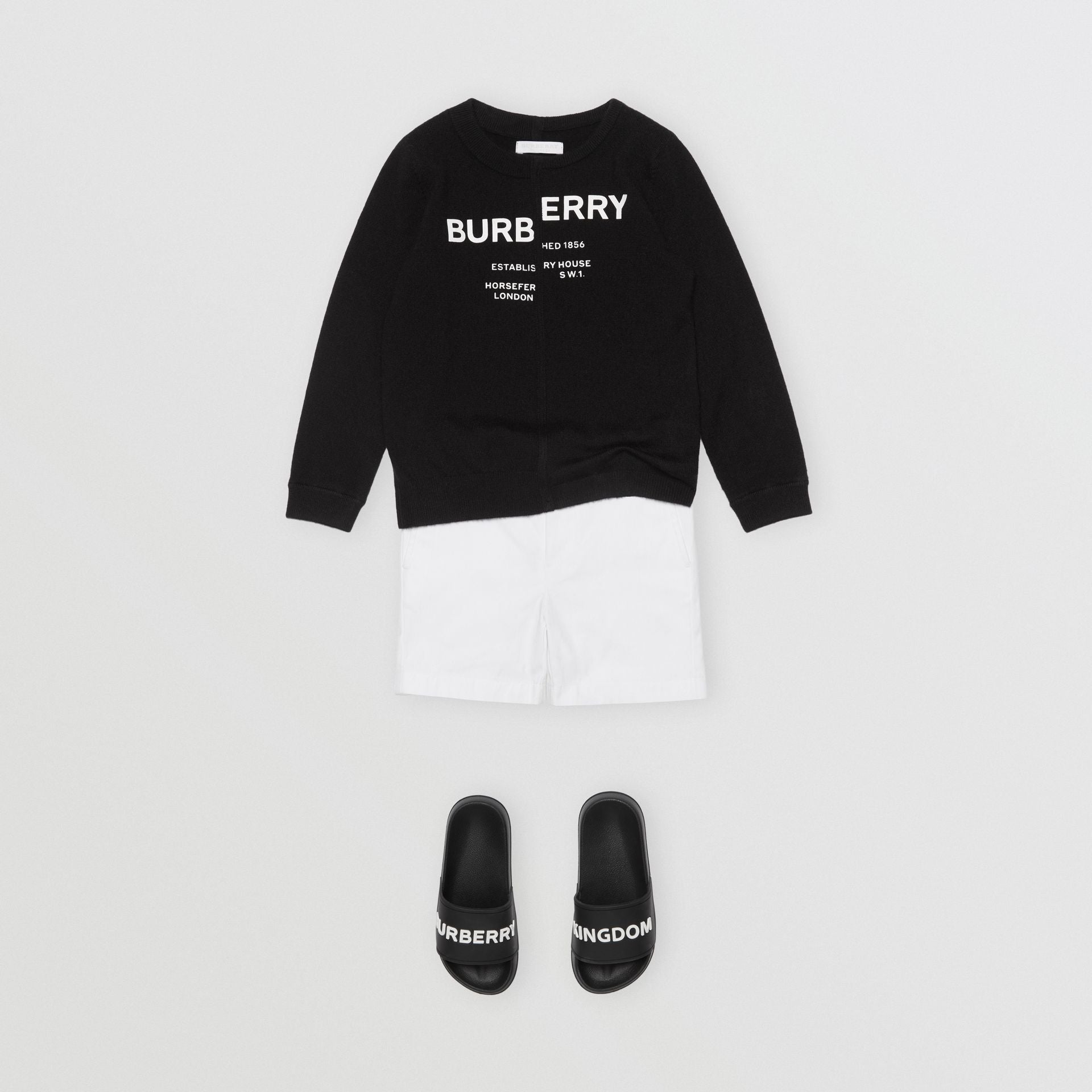 Boys Black Cashmere Sweater