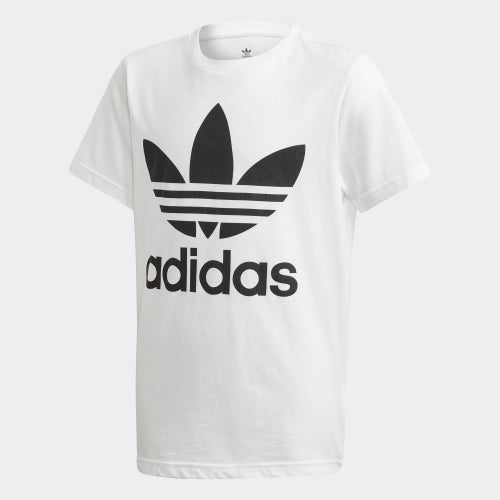 Boys & Girls White Trefoil Cotton T-shirt