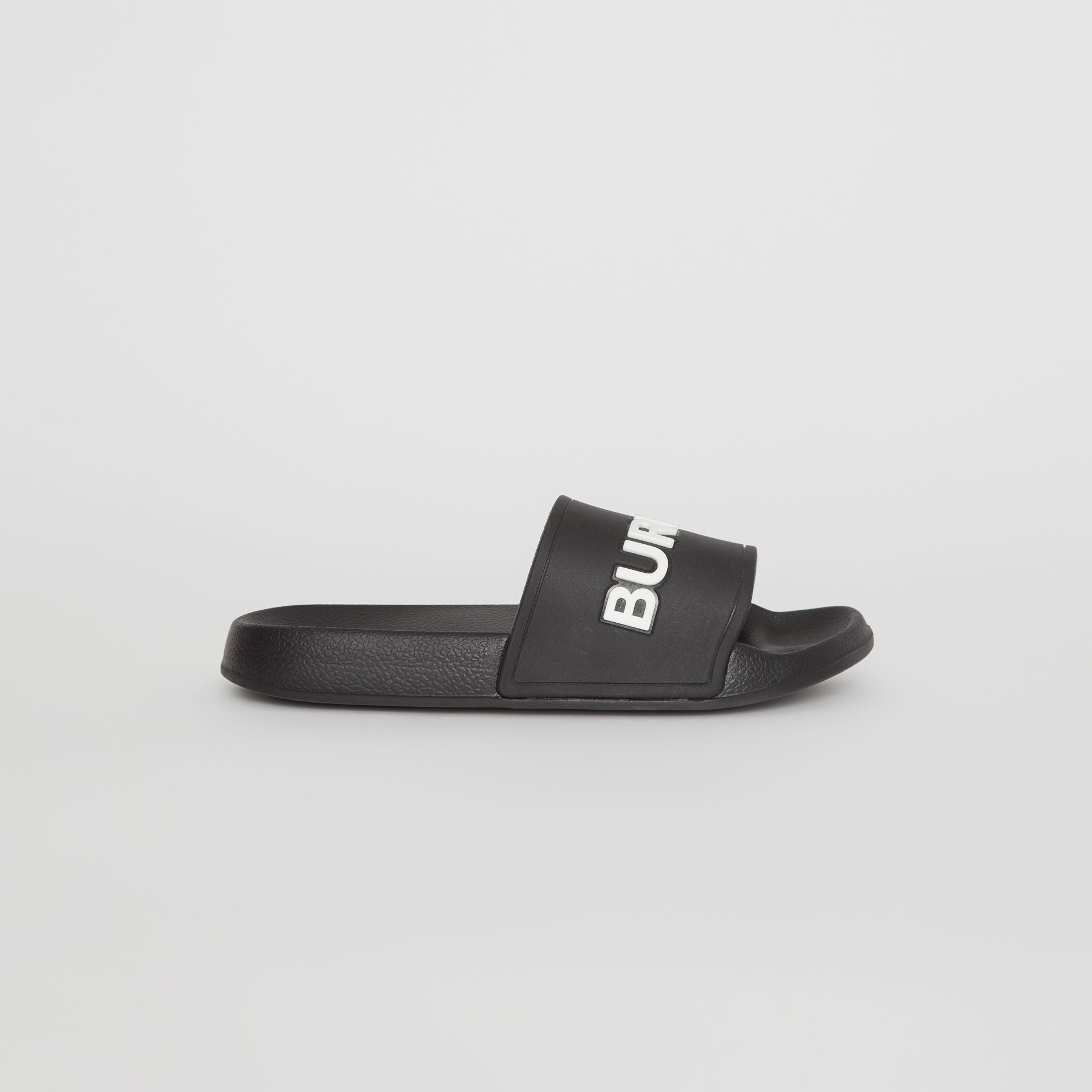 Boys & Girls Black Logo Sandals