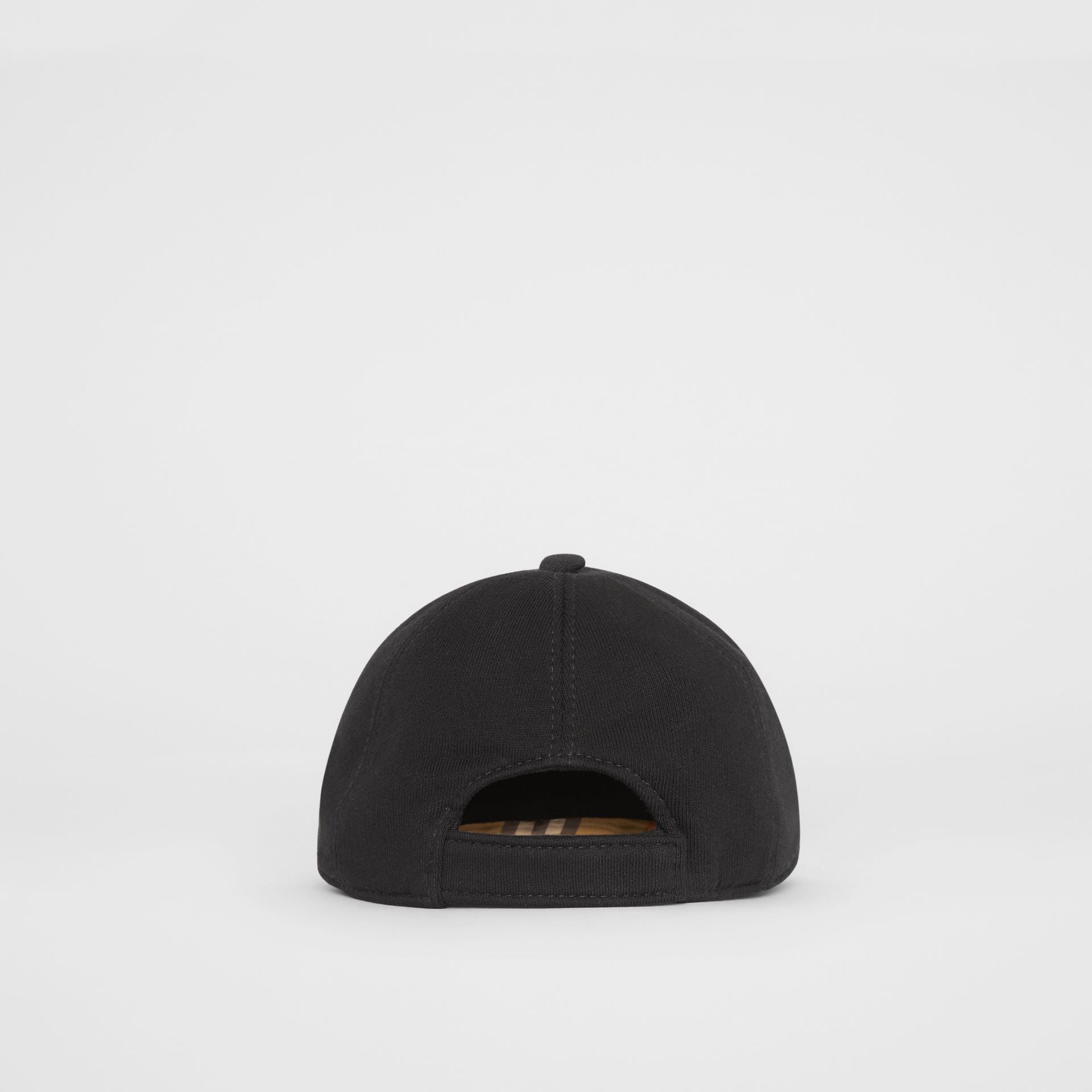 Boys & Girls Black Logo Cotton Hat