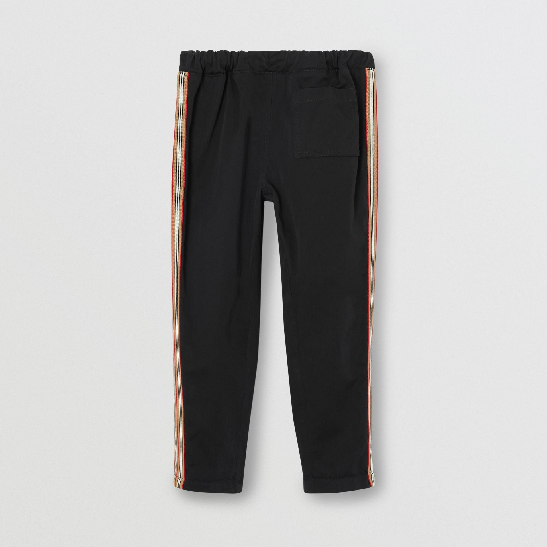 Boys Black Cotton Trousers