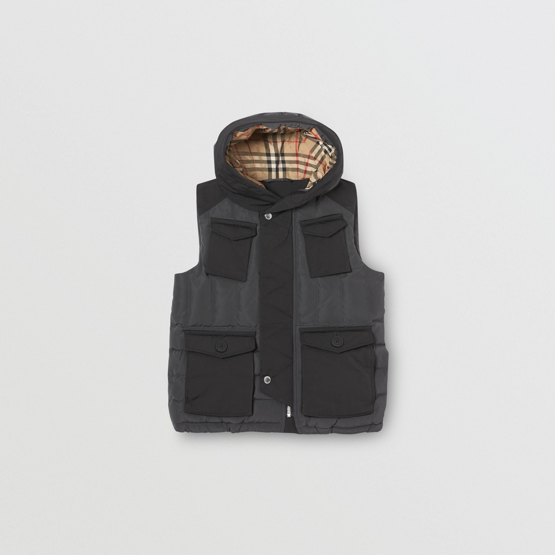 Boys Dark Charcoal Gilet