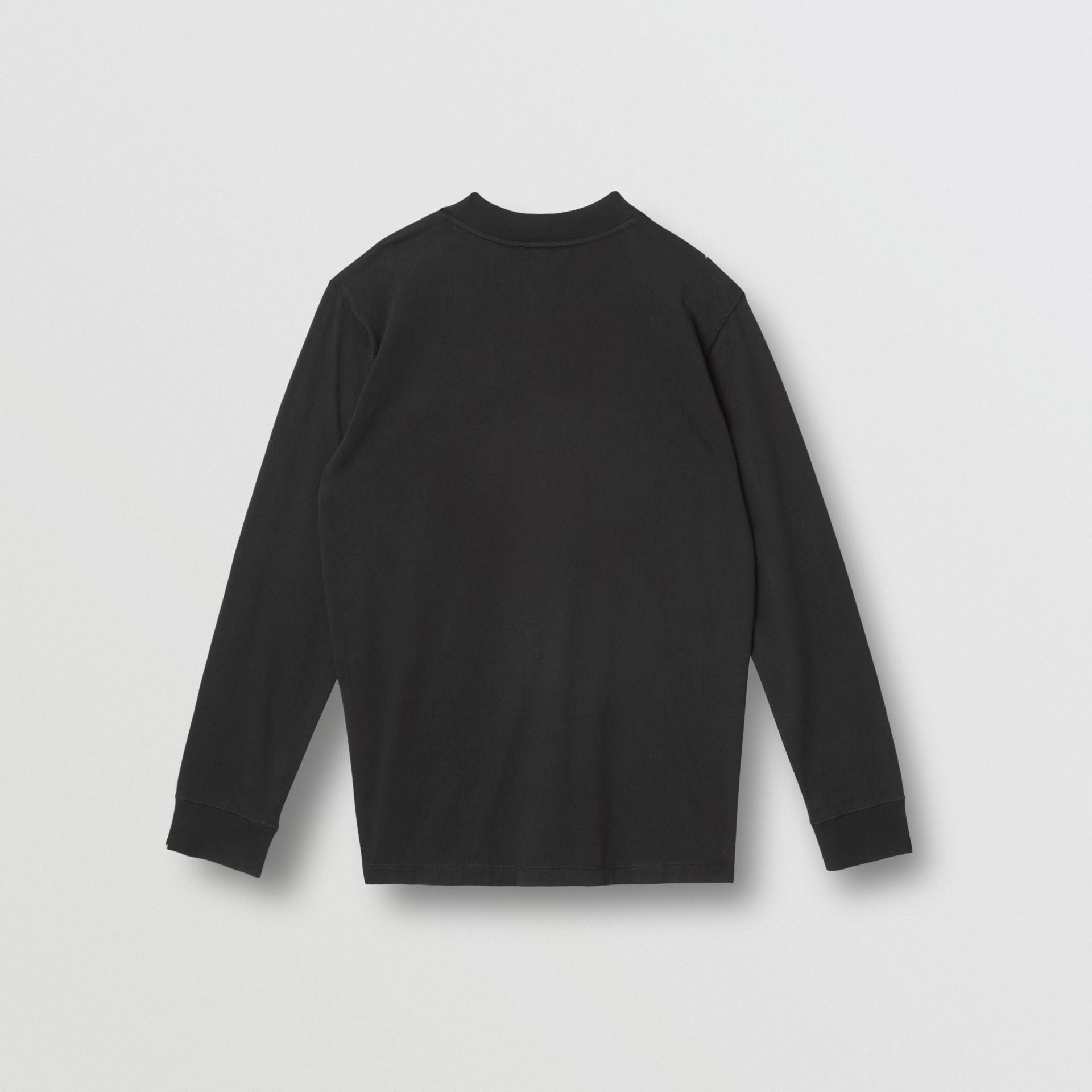 Boys Black Logo Cotton Shirt