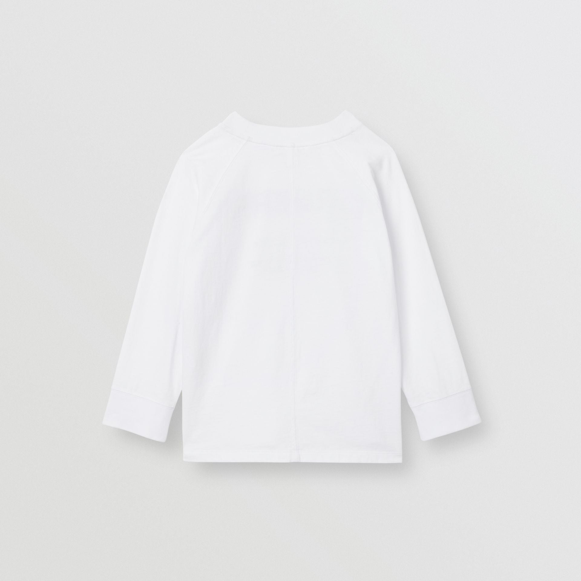 Boys White Logo Cotton Shirt