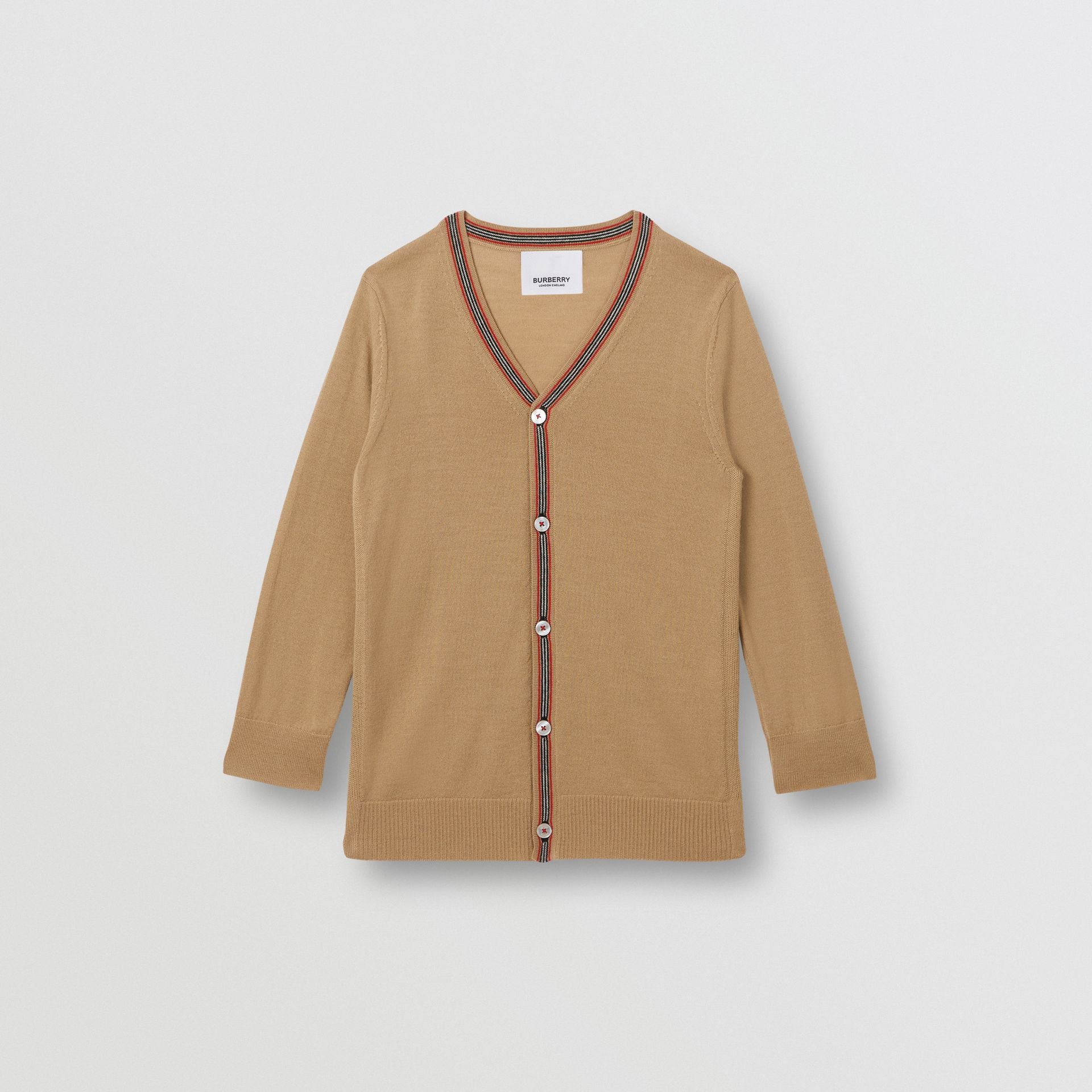 Boys Beige Cardigan