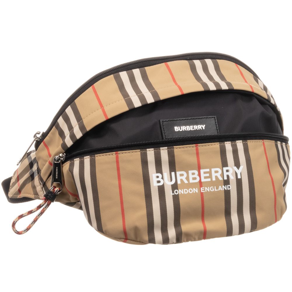 Boys & Girls Beige Check Bag (42cm)