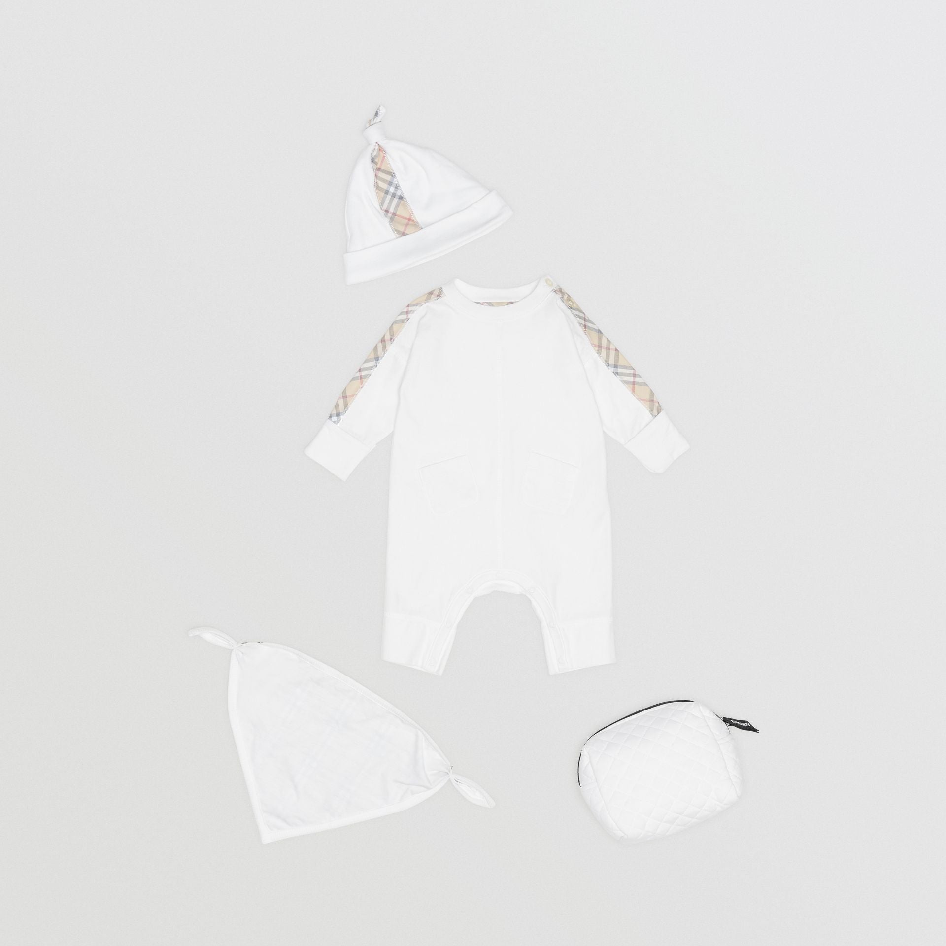 Baby Boys & Girls White Cotton Set