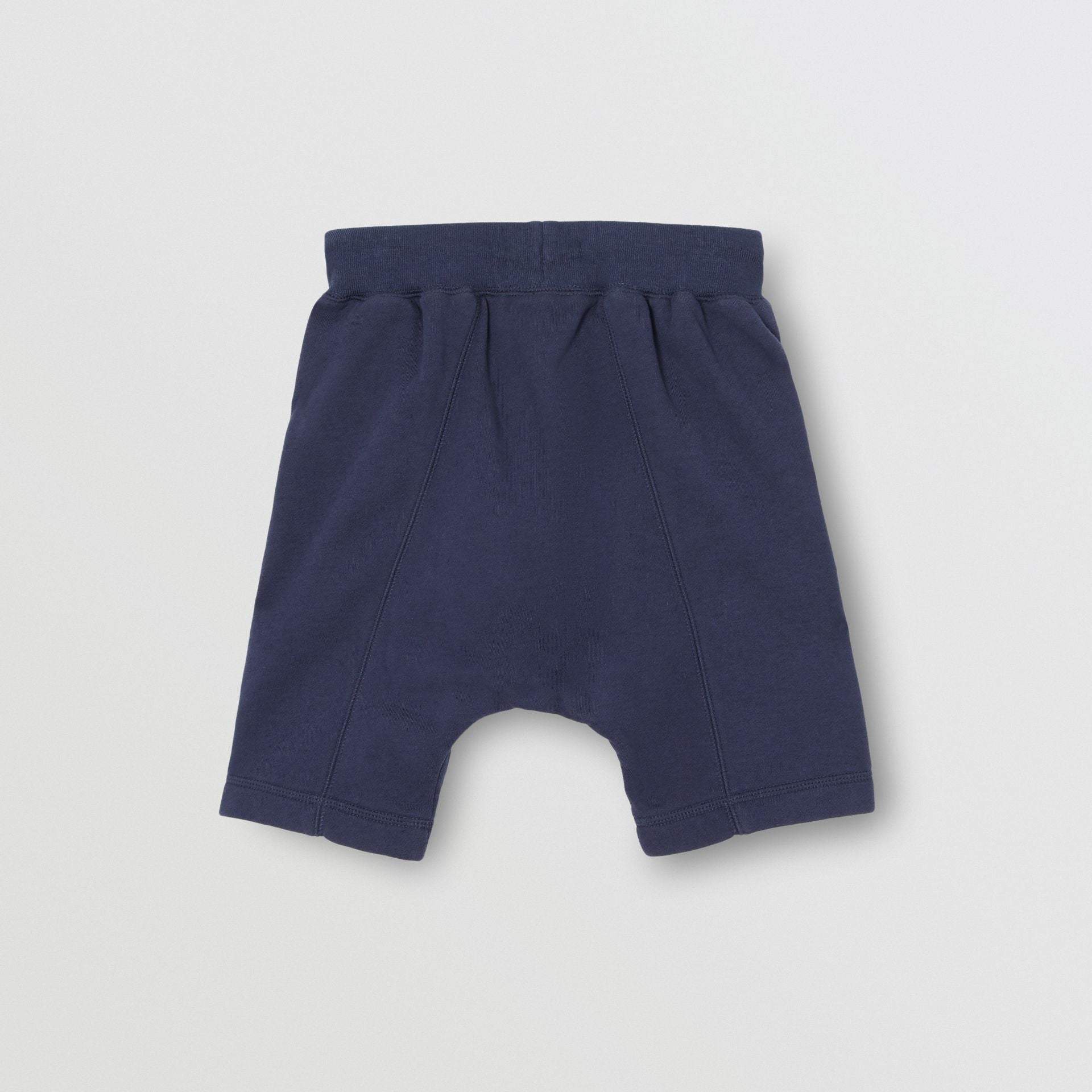 Boys Blue Logo Cotton Shorts