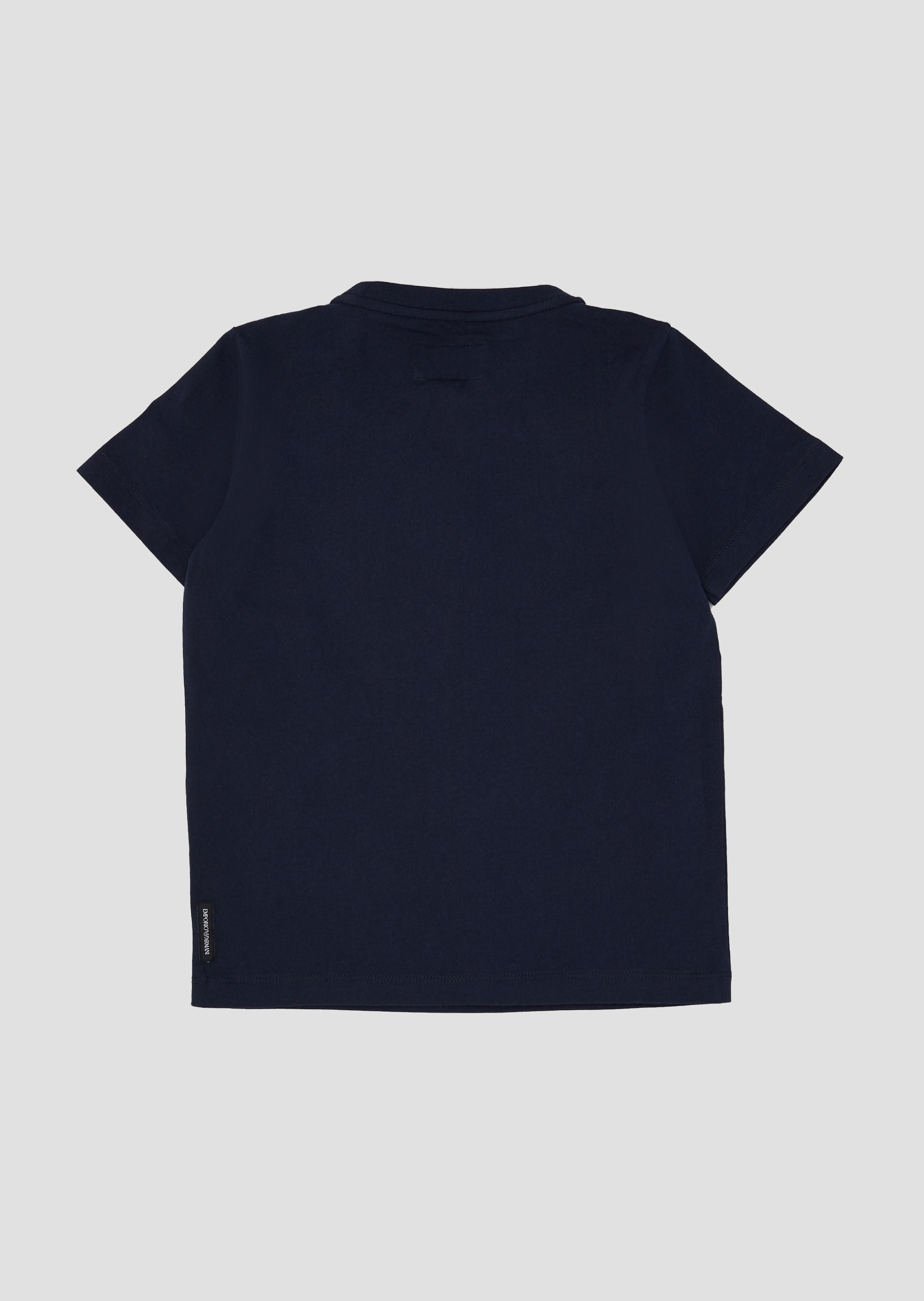 Boys Blue Cotton T-shirt