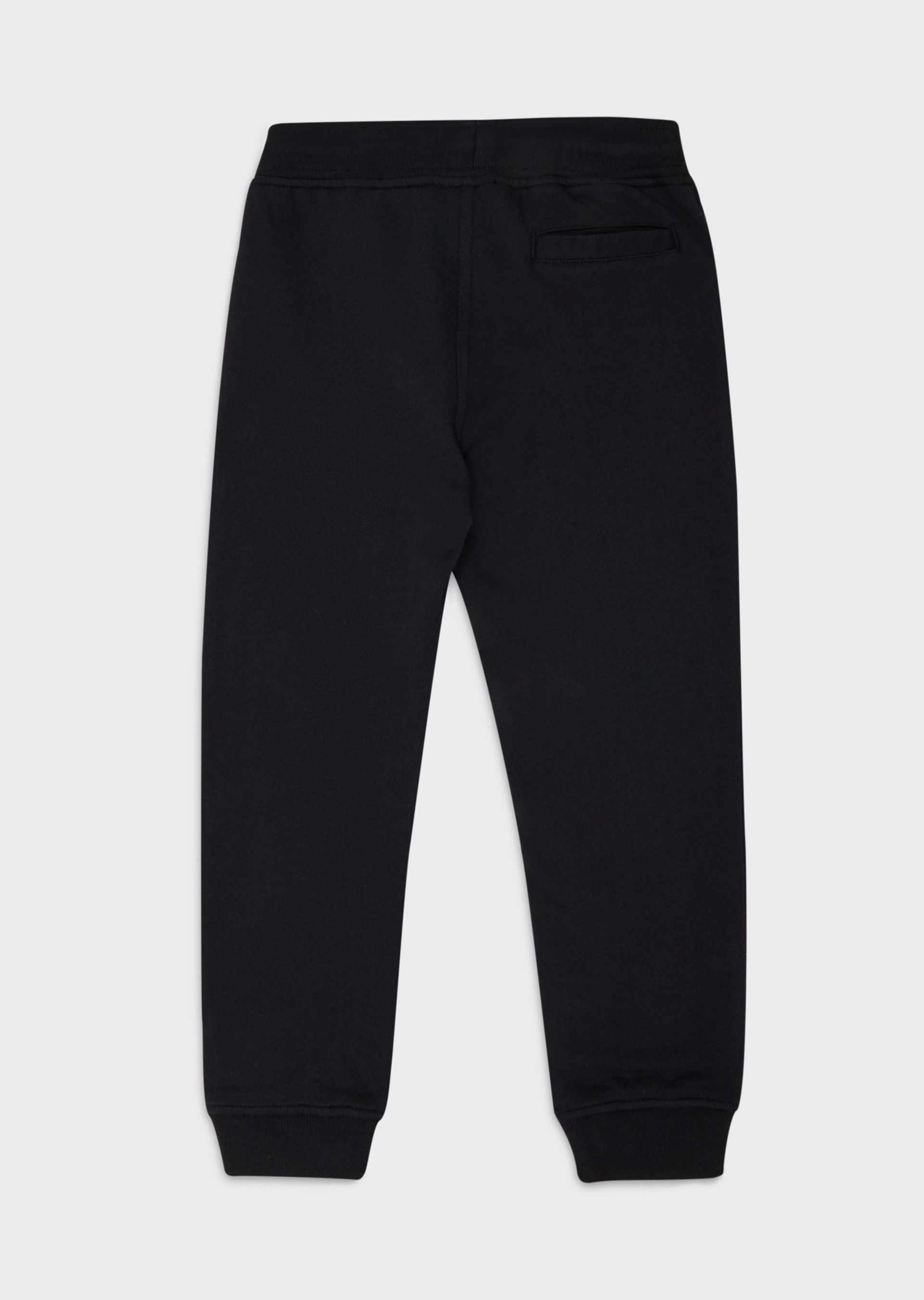 Boys Blue Logo Cotton Trousers