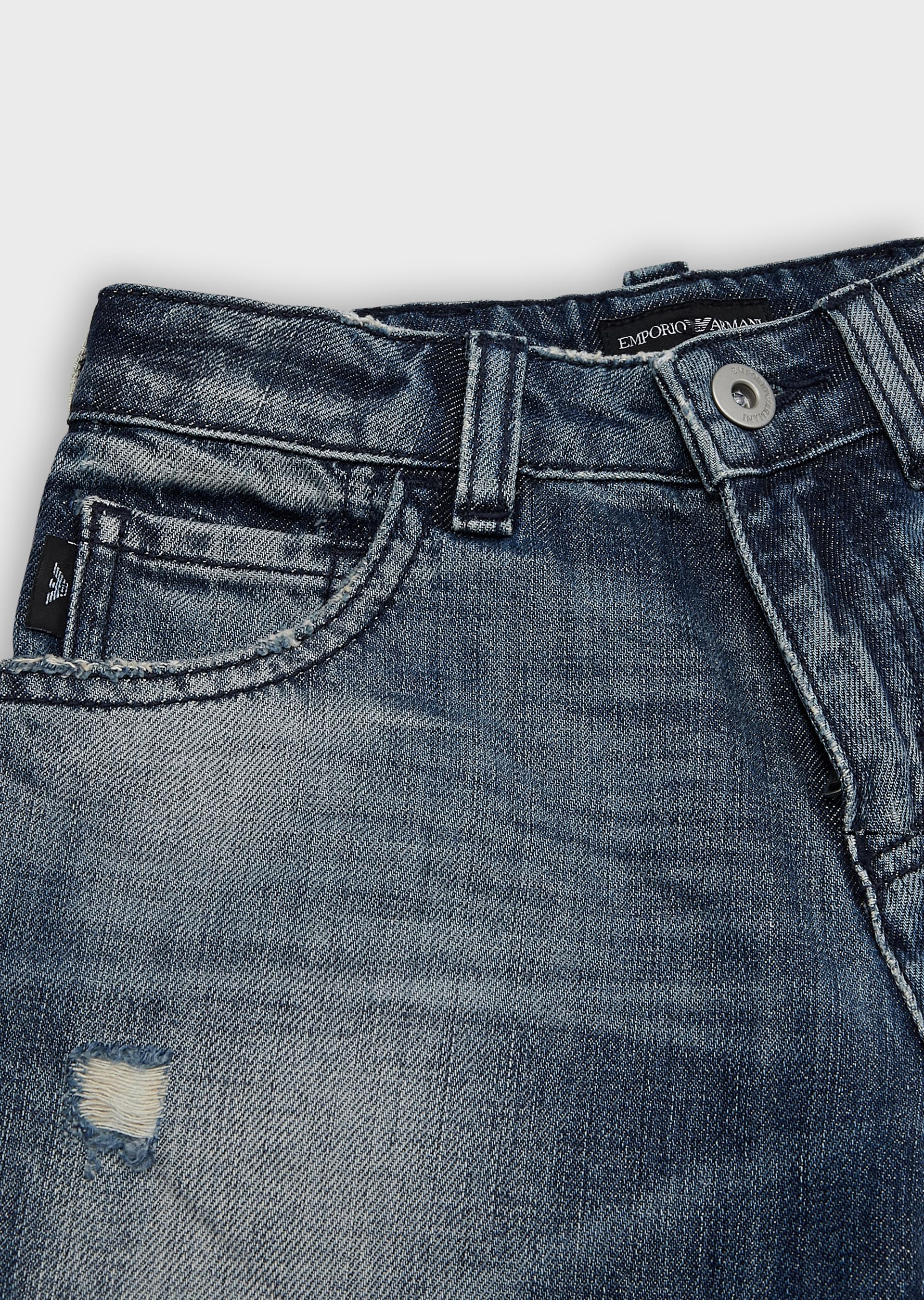 Boys Blue Denim Trousers