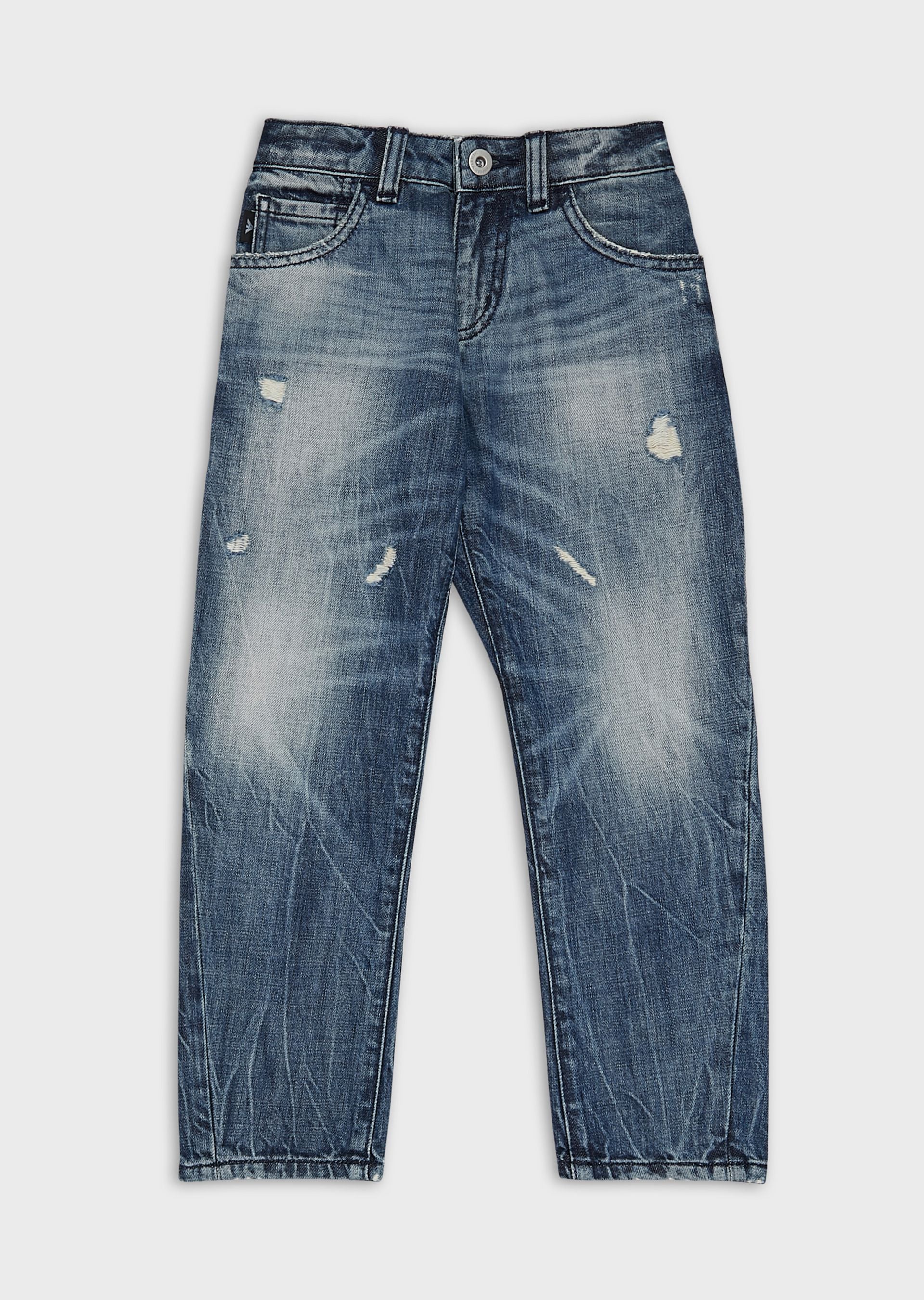 Boys Blue Denim Trousers