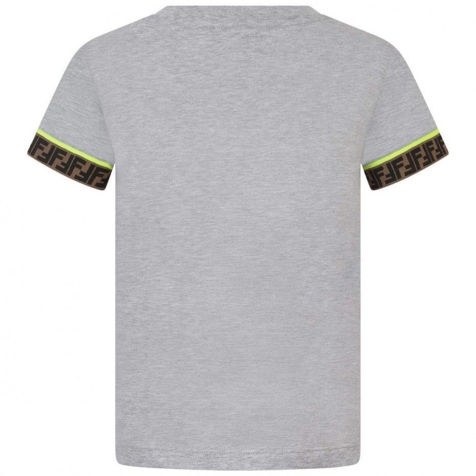 Boys Grey FF Cotton T-shirt