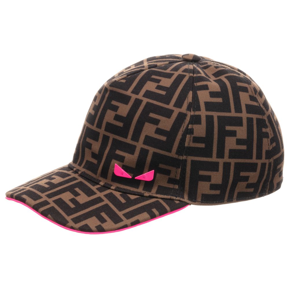 Boys & Girls Brown Canvas Baseball Cap