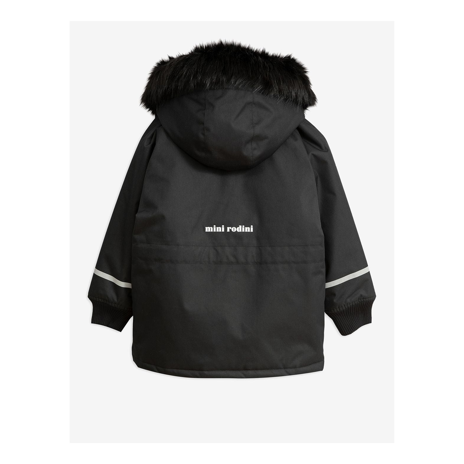 Boys & Girls Black Hooded Jacket