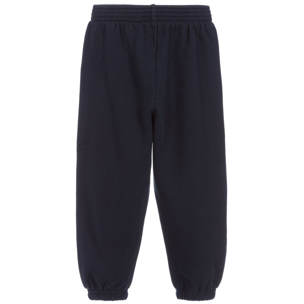 Boys & Girls Navy Cotton Jersey Trousers