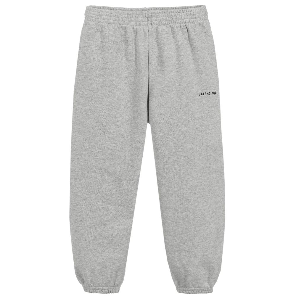 Boys Grey Jersey Cotton Trousers