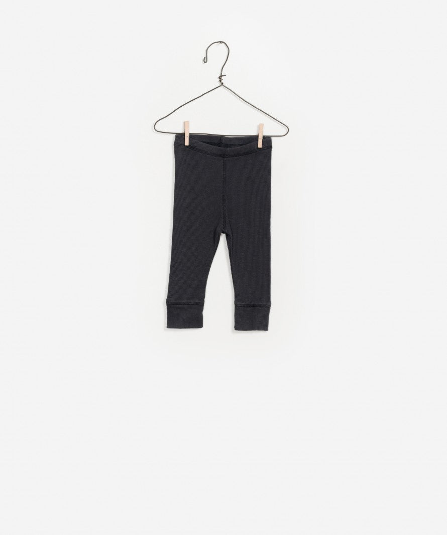 Baby Boys Black Cotton Trousers