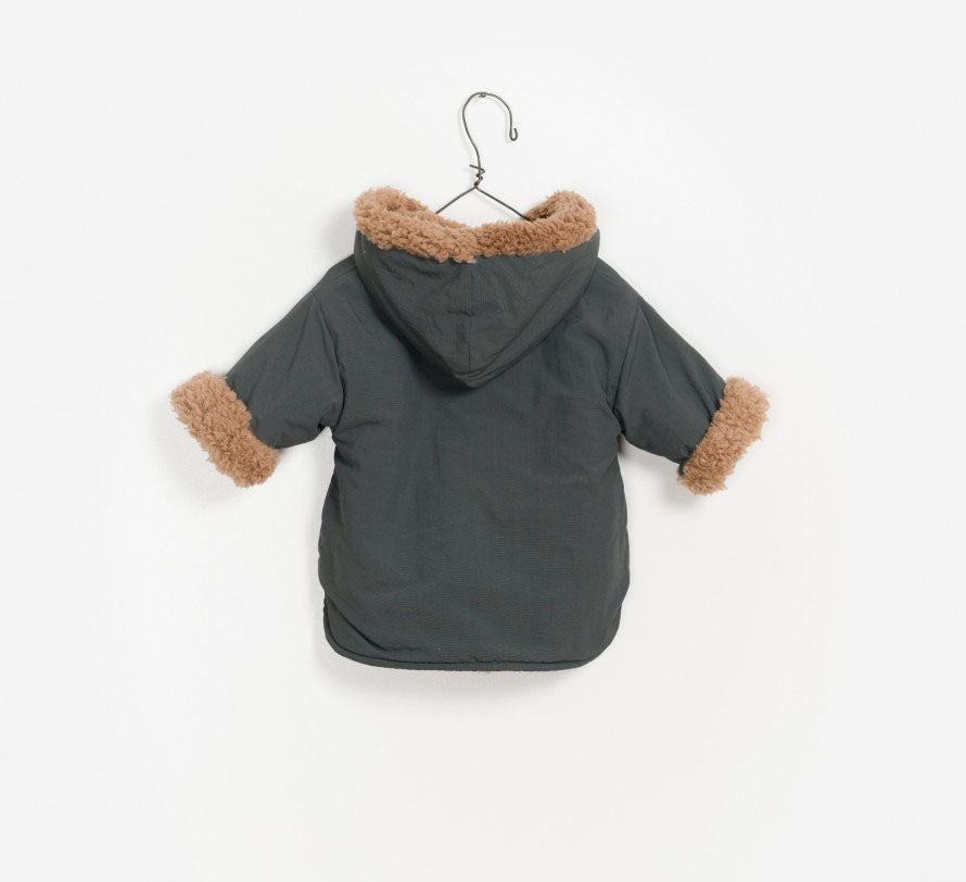 Baby Boys Dark Grey Coat