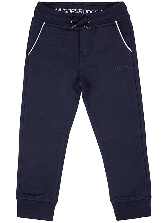 Boys Navy Cotton Trousers