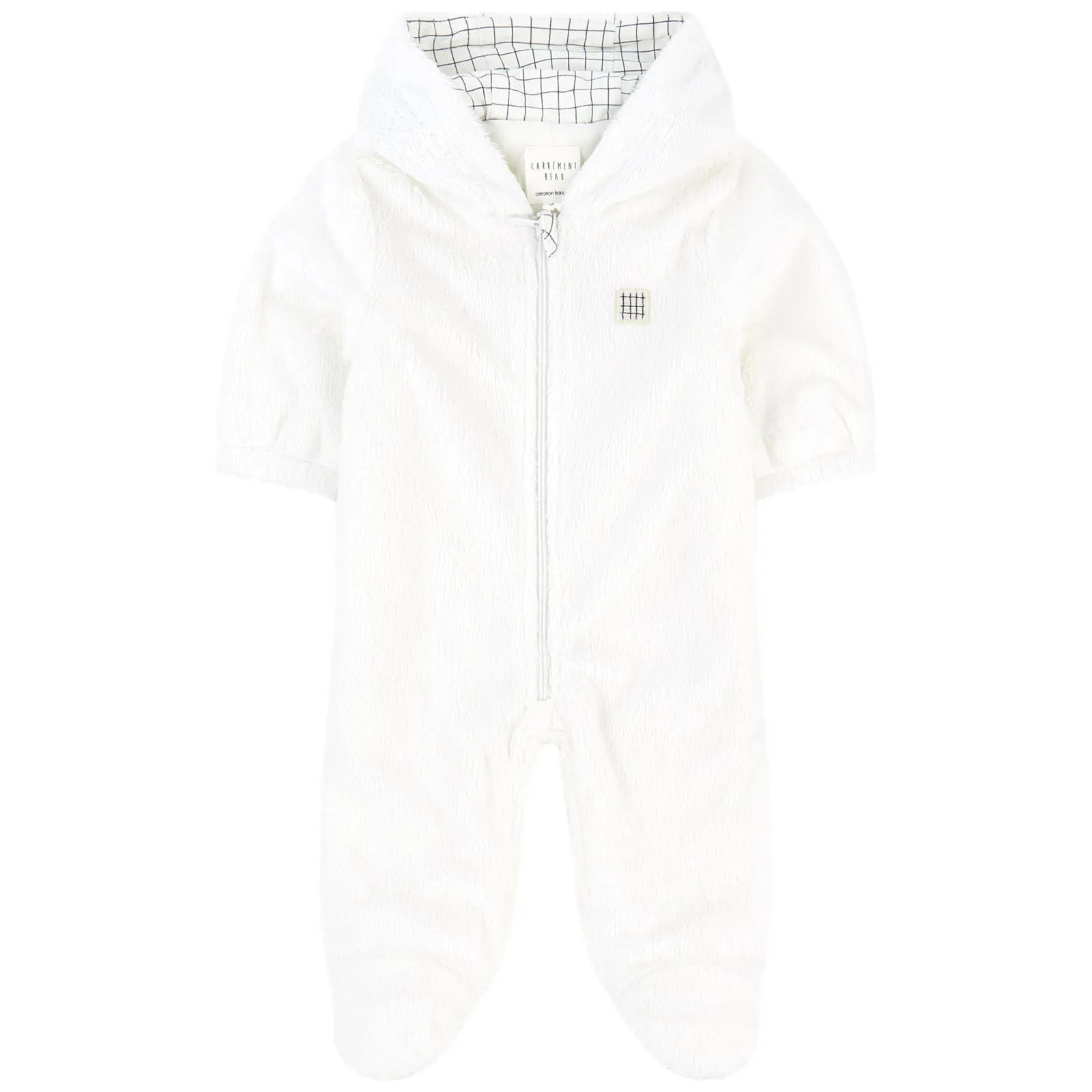 Baby Boys White Babysuit