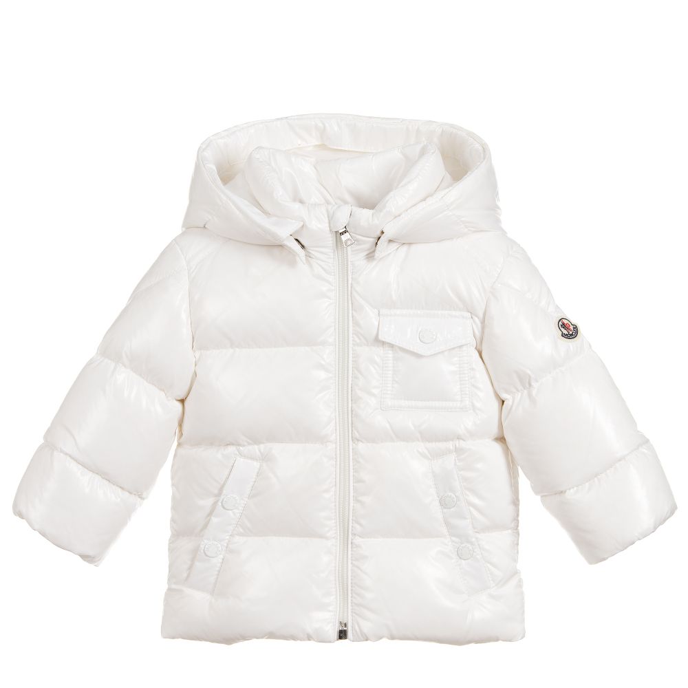 Baby Boys & Girls White "K2" Padded Down Jacket