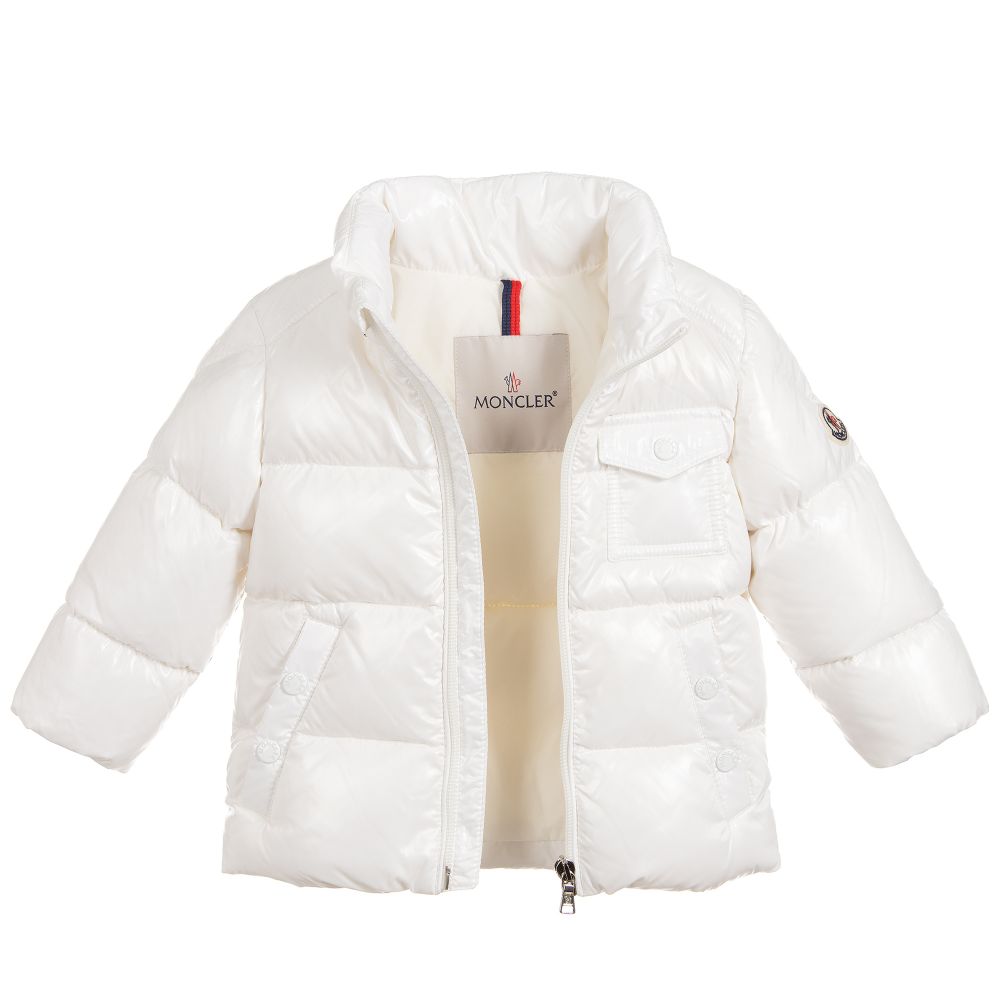 Baby Boys & Girls White "K2" Padded Down Jacket