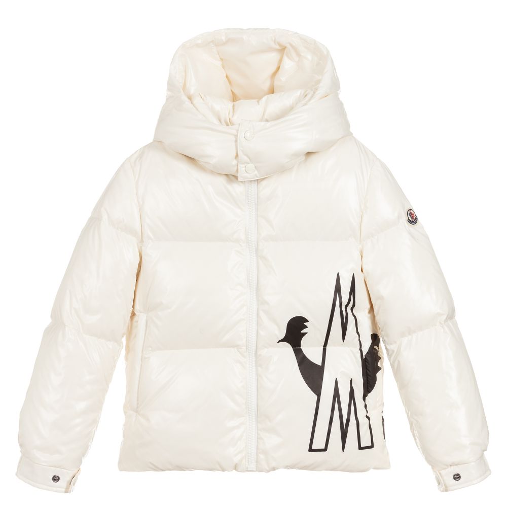 Boys & Girls Ivory "FRIESIAN" Padded Down Jacket