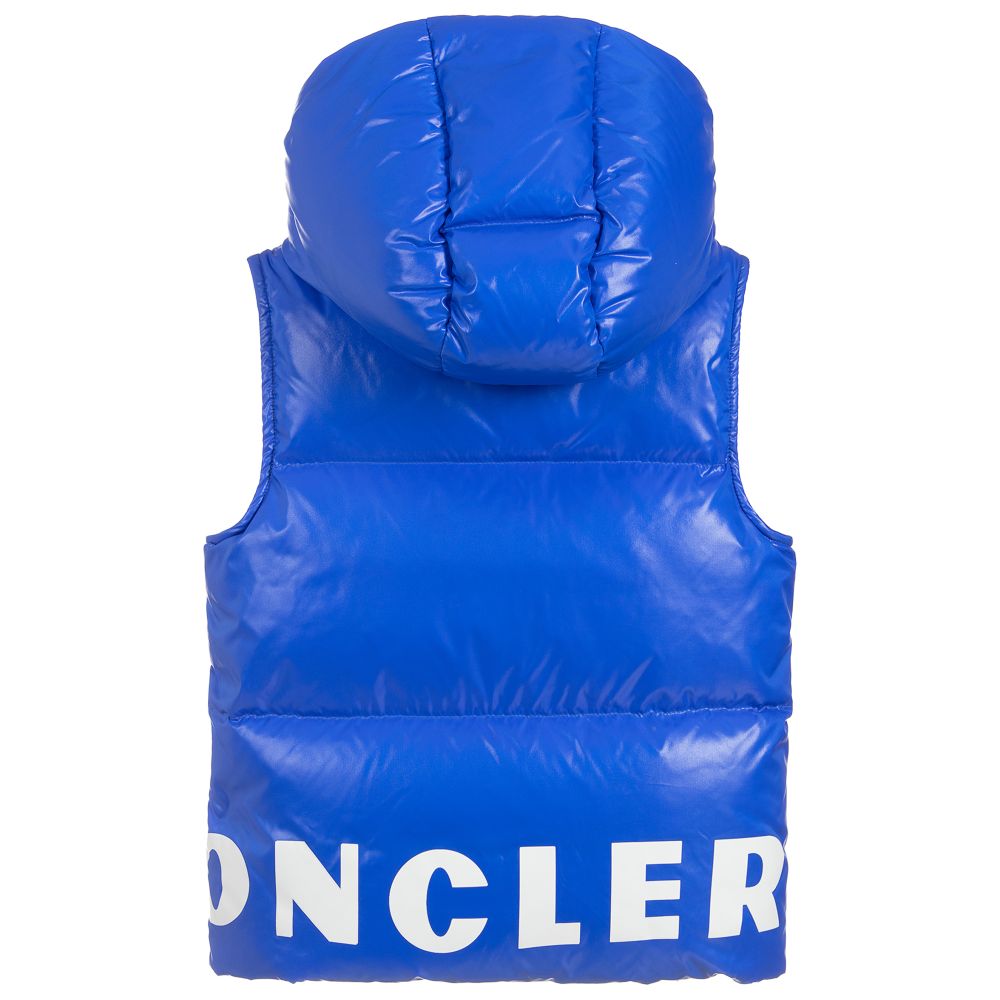 Boys & Girls Blue Padded Down Gilet