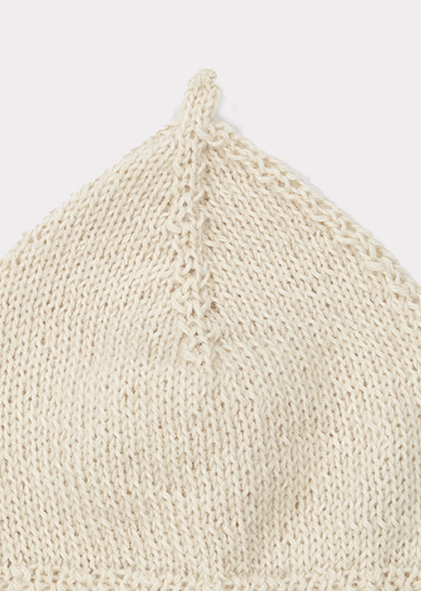 Baby Boys & Girls White Alpaca Hat