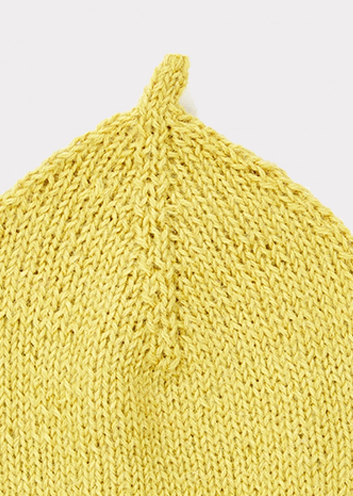 Baby Girls Yellow Alpaca Wool Hat