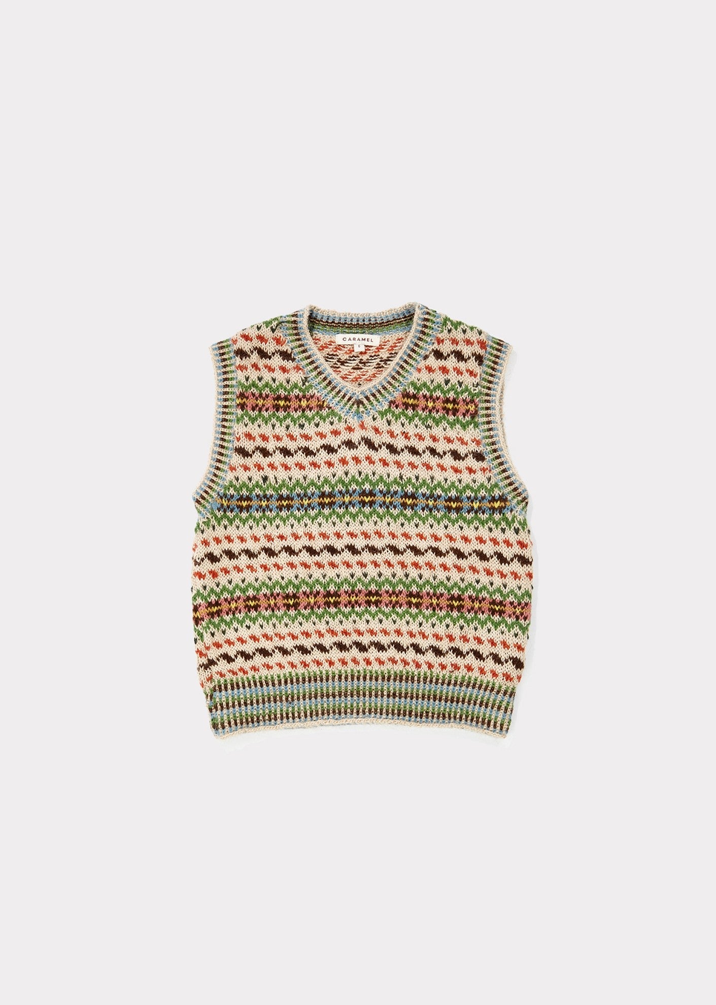 Boys & Girls Beige Alpaca Wool Vest