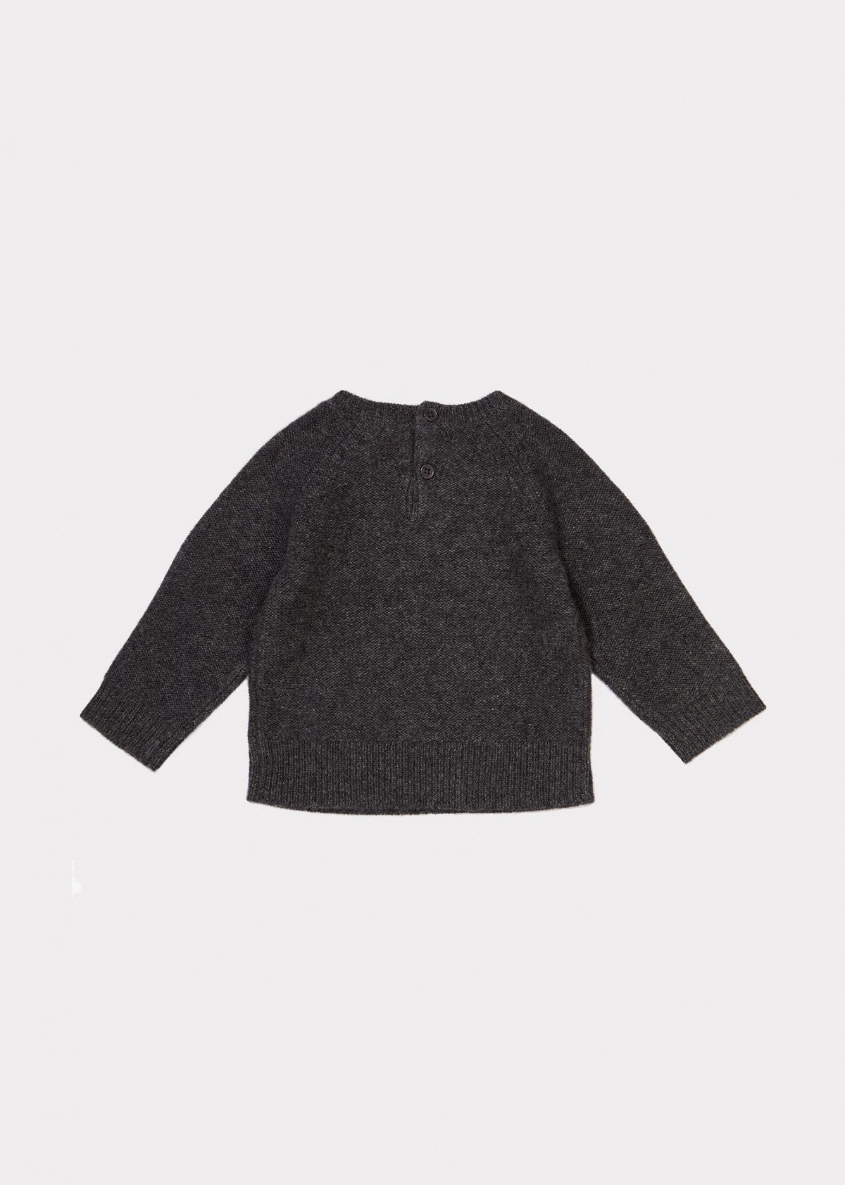 Baby Boys Dark Grey Cashmere Sweater