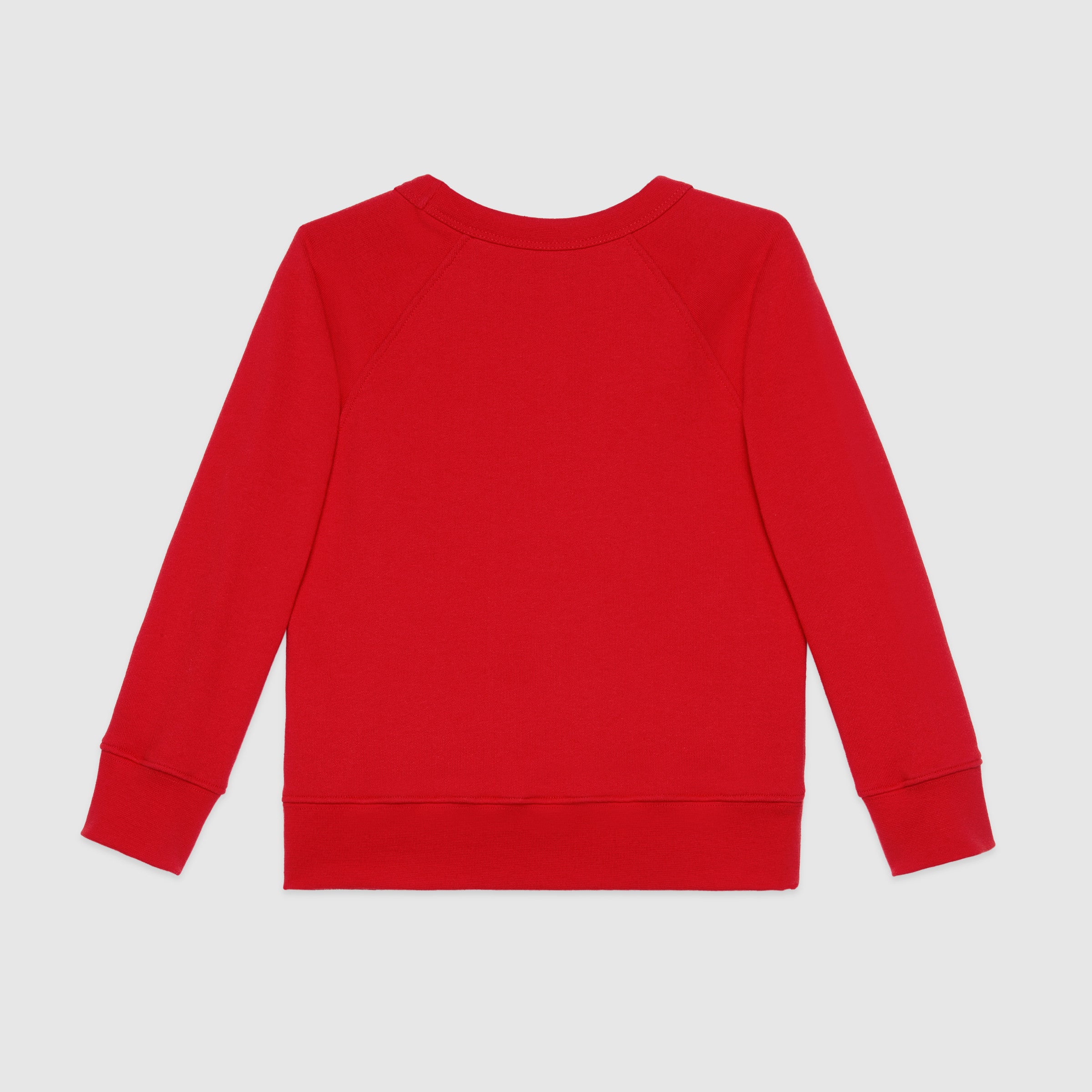 Boys & Girls Red Logo Cotton Sweatshirt