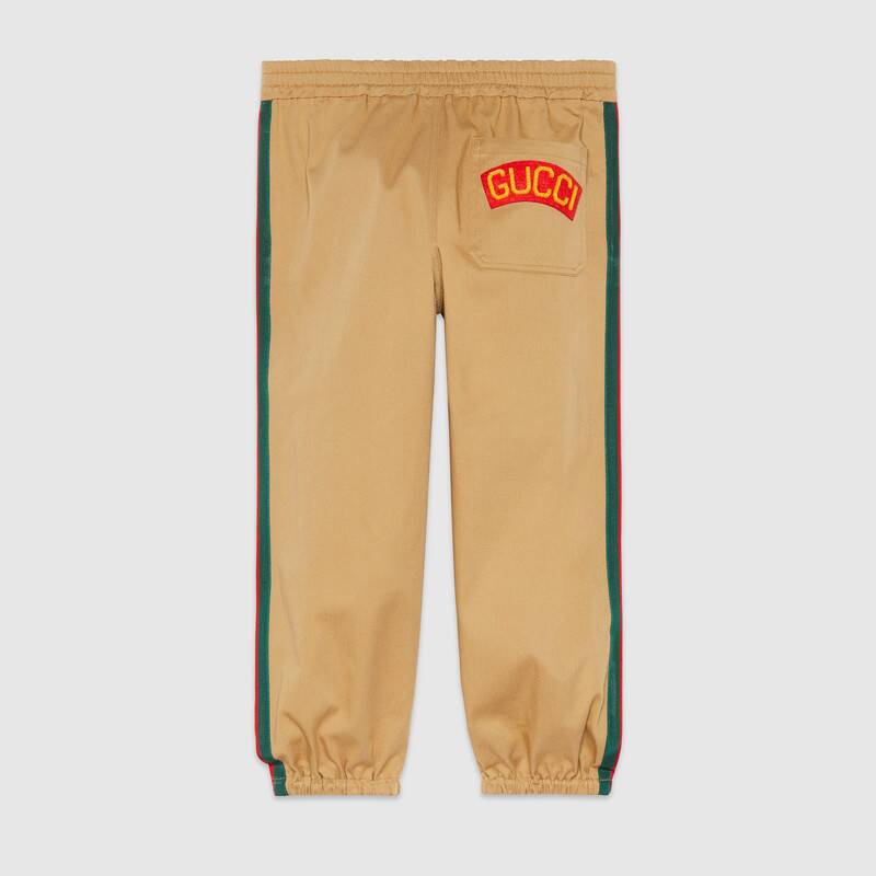 Boys Beige Cotton Trousers