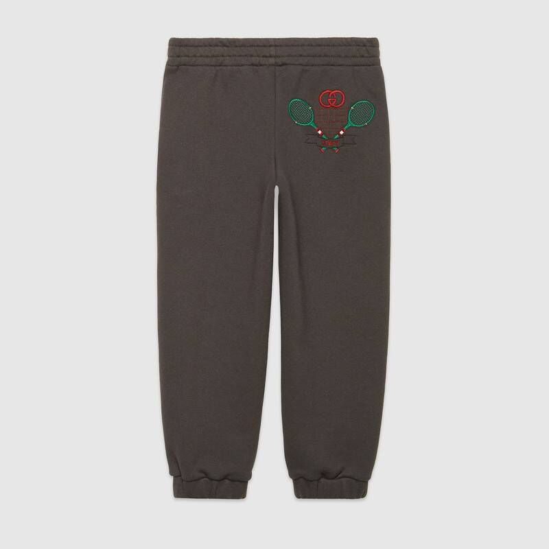 Boys Dark Grey Cotton Trousers