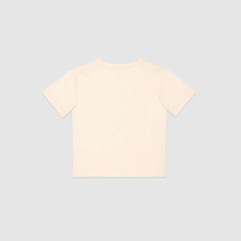 Boys Ivory Tennis Cotton T-shirt